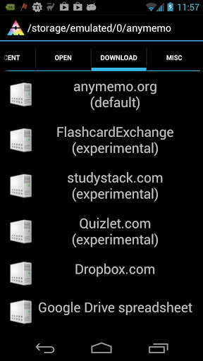AnyMemo: Flash Card Study скриншот 6