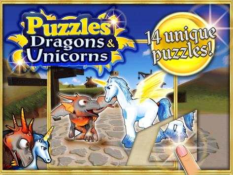 Puzzles Dragons & Unicorns HD screenshot 6