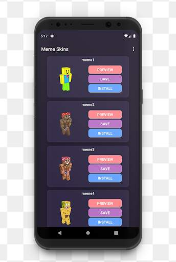 Meme Skins For Minecraft screenshot 1