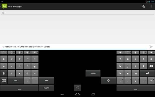 Tablet Keyboard Free 1 تصوير الشاشة