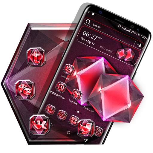Red Diamond Launcher Theme 1.1.0
