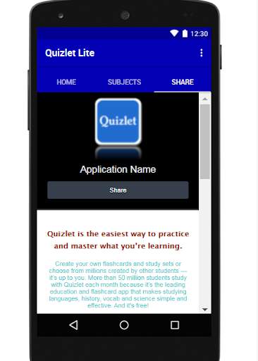 Quizlet Lite screenshot 1