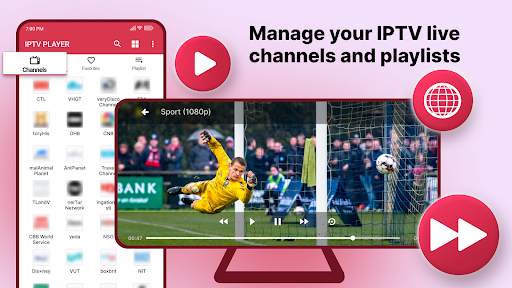 IPTV PLAYER 1 تصوير الشاشة