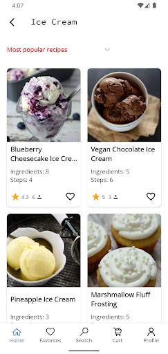 Dessert Recipes screenshot 2