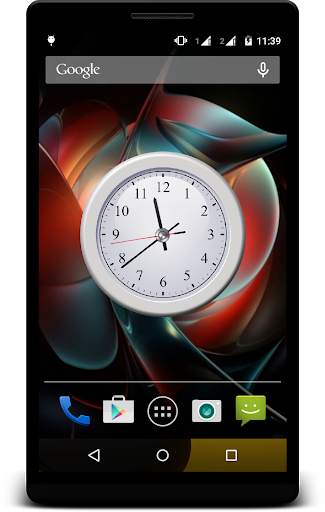 White Clock Live Wallpaper screenshot 4