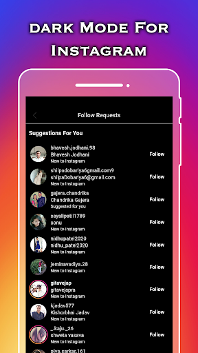 Dark Mode For Instagram screenshot 2