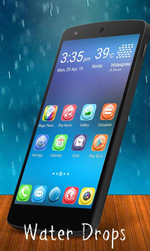 Water Drop Mega Launcher Theme screenshot 2
