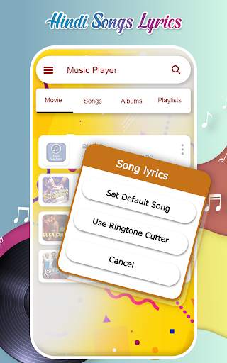 Music Player - Hindi Songs Lyrics 19 تصوير الشاشة