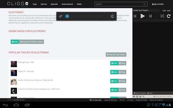 CLiGGO MUSIC screenshot 12