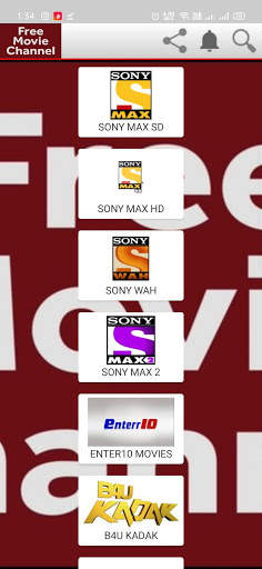 Movie Channel Live Tv Hindi screenshot 1