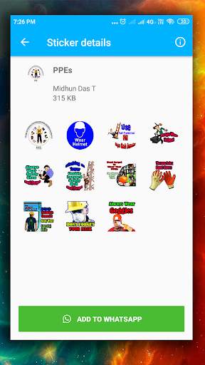 Safety Engineers Stickers for Whats App screenshot 3