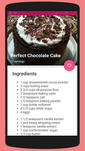Chocolate Cake Recipes screenshot 4