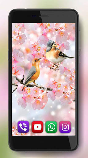 Spring Birds Live Wallpaper स्क्रीनशॉट 2