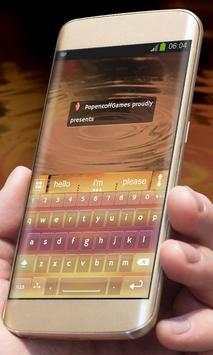Pinkish sunset AiType Theme screenshot 1