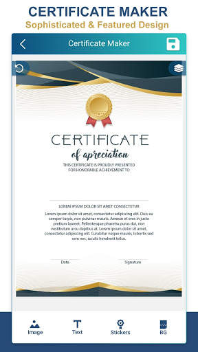 Professional Certificate Maker screenshot 3
