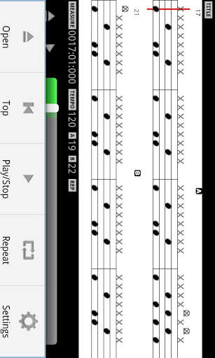 MIDI Drum Score Player screenshot 2