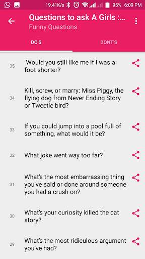 Questions To Ask a Girl - Lovely, Funny, Magical.. screenshot 2