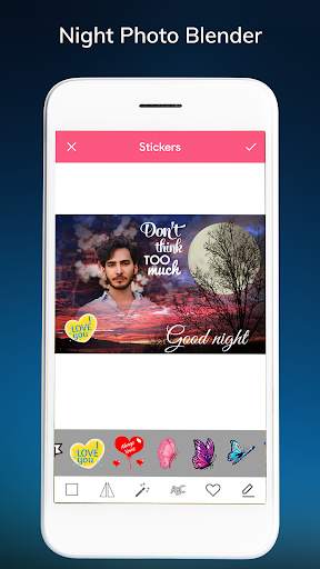 Good Night Photo Editor - Night Photo Frames screenshot 2