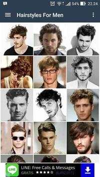 Hairstyles For Men 1 تصوير الشاشة