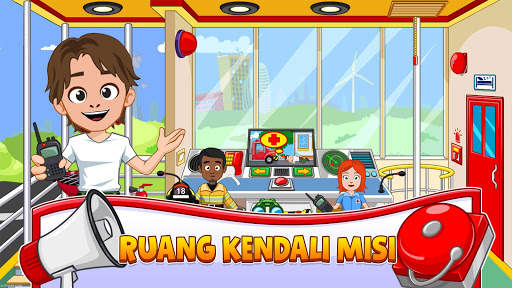 My Town : Fire station Rescue screenshot 4