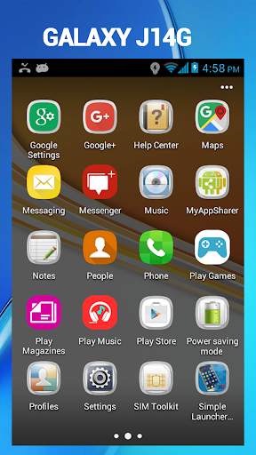 Launcher For Galaxy J1 (4G) pro screenshot 1