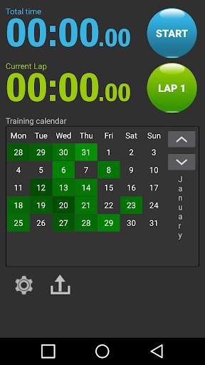 Talking stopwatch screenshot 1
