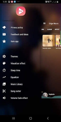 Beauty Music player edge screenshot 4