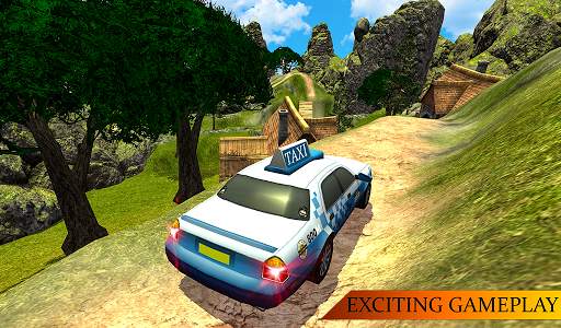 Offroad Real Taxi Car Simulator- Hill Cab Driver स्क्रीनशॉट 6