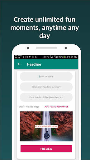 Headline  your #1 Break your own news App screenshot 3