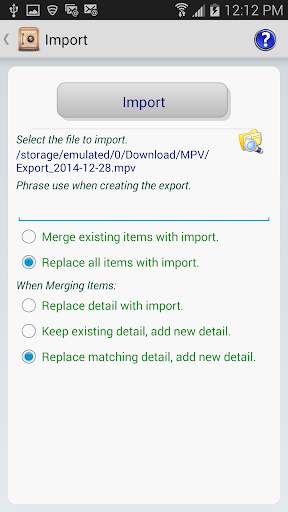 My Personal Vault (MPV) screenshot 8