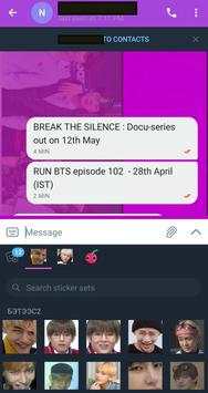 New BTS Messenger screenshot 2