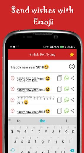 Stylish Text Typing (with Emoj screenshot 3