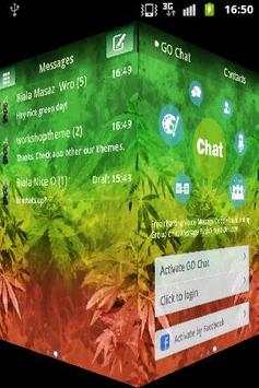GO SMS Pro Theme Weed Ganja screenshot 3