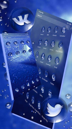 Feather Blue Launcher Theme screenshot 4
