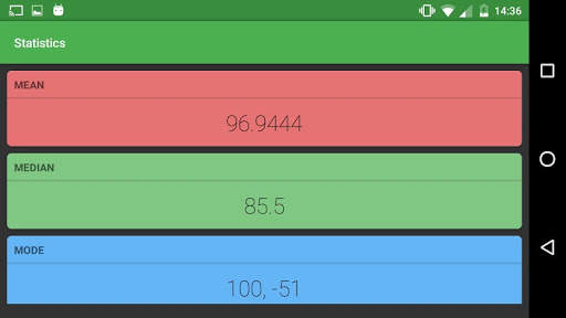 Mean Median Mode Calculator screenshot 4