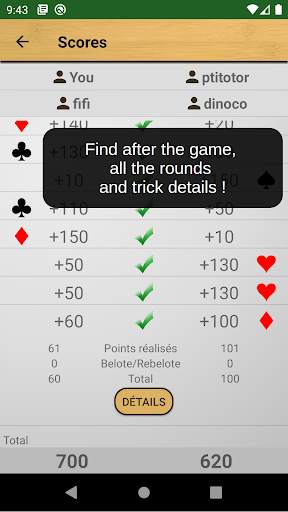 French Belote screenshot 7