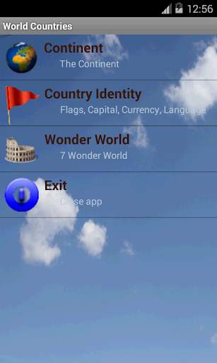 World Countries screenshot 1