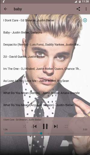 Justin Bieber Top Album Offline screenshot 6