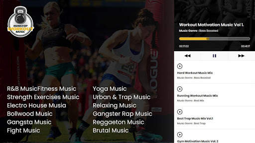 NonStop Workout Music screenshot 3