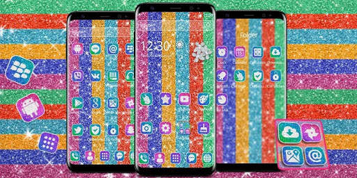 Colorful Glitter Theme screenshot 4