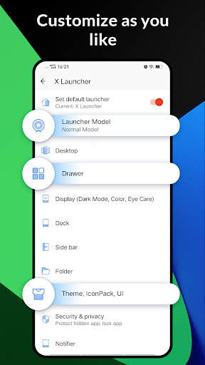 X Launcher - Model x launcher screenshot 6