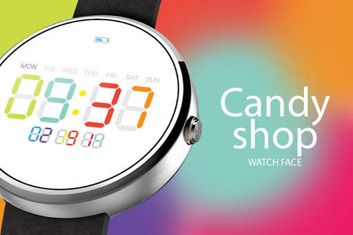 Candy Shop - Color Watch Face screenshot 1