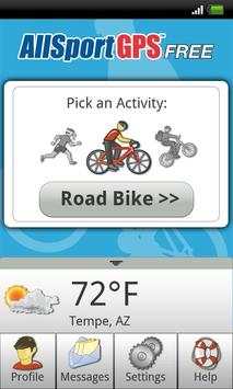 AllSport GPS FREE screenshot 1