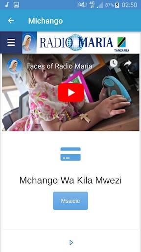 Radio Maria Tanzania screenshot 1