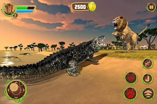 Furious Lion Vs Angry Anaconda Snake screenshot 14