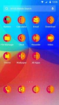 Colourful-APUS Launcher theme screenshot 2