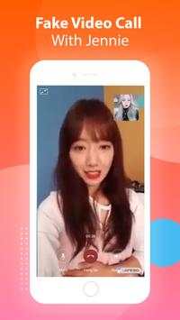 Fake Video Call Black Pink screenshot 2
