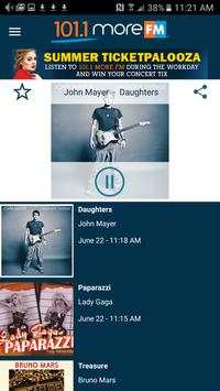 101.1 More FM screenshot 1