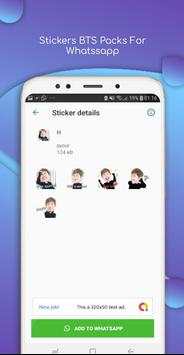 Sticker BTS for WhatsApp screenshot 6