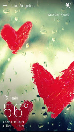 Valentine's Day GO Weather Live Background screenshot 8